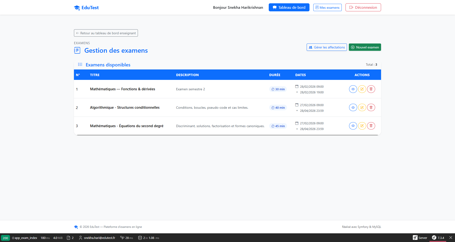 Développeur Symfony/PHP